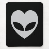 Alien Liebe Heart Mouse Pad Mousepad (Vorne)