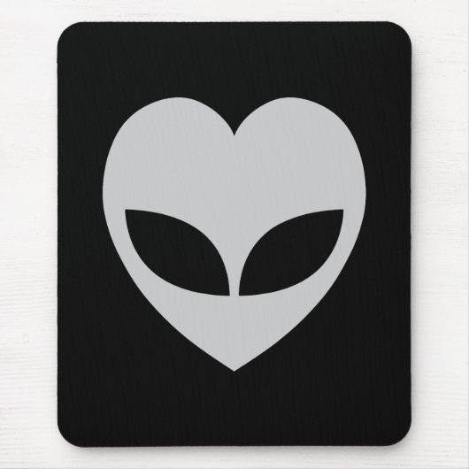 Alien Liebe Heart Mouse Pad Mousepad (Vorne)