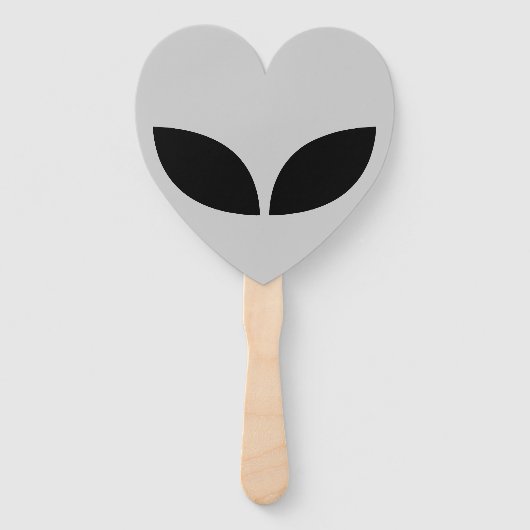 Alien Liebe Heart Paper Untersetzer Fächer (Vorderseite)