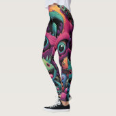 Alien Liebe Held lustig glücklich gesund Leggings (Links)