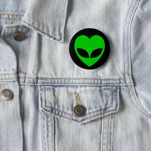 Alien Liebe Herz Button (Beispiel)