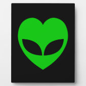 Alien Liebe Herz Fotoplatte (Vorderseite)