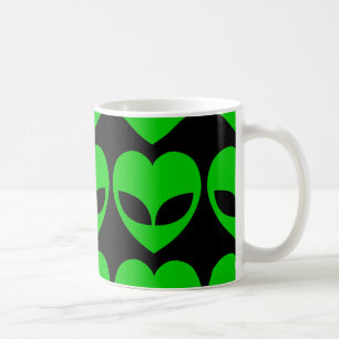 Alien Liebe Herz Kaffeetasse