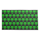 Alien Liebe Herz Kissenbezug (Rückseite-Links)