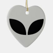 Alien Liebe Herzliche Keramik Ornament (Rechts)