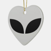 Alien Liebe Herzliche Keramik Ornament (Links)
