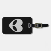 Alien Liebe Herzstück Gepäckmarke Gepäckanhänger (Vorderseite horizontal)