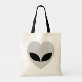Alien Liebe Herztote Tasche (Rückseite)
