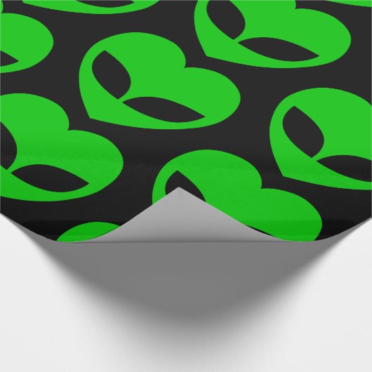 Alien Liebe Hörwrapping Paper Geschenkpapier (Ecke)