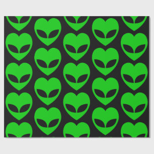 Alien Liebe Hörwrapping Paper Geschenkpapier