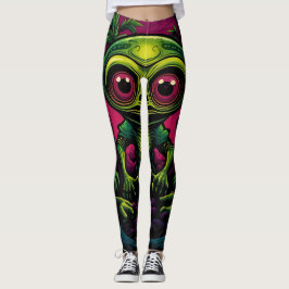 Alien Liebe lässt witzige gute Laune glücklich Leggings