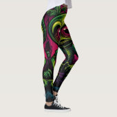Alien Liebe lässt witzige gute Laune glücklich Leggings (Rechts)