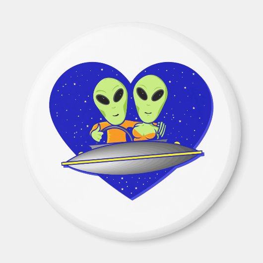 Alien Liebe Magnet (Vorne)