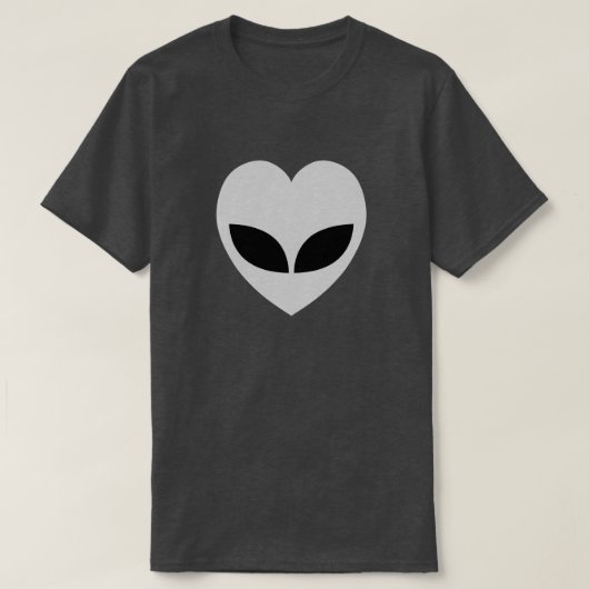 Alien Liebe T - Shirt (Design vorne)
