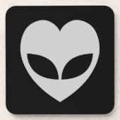 Alien Liebe Untersetzer (Vorderseite)