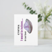 Alien Liebe Valentine Postkarte (Stehend Vorderseite)