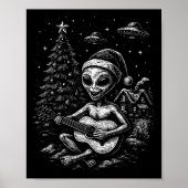 Alien Lieben Weihnachten Poster (Vorne)