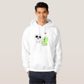 Alien liebt Skull Hoodie (Vorne ganz)
