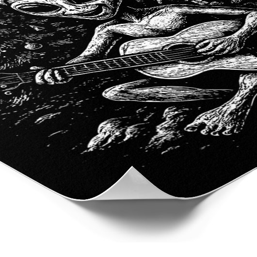 Alien liebt Weihnachten Poster (Ecke)