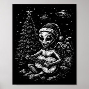 Alien liebt Weihnachten Poster