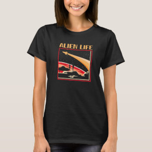 Alien Life Abduction Extraterrestrische Science Fi T-Shirt