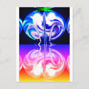 Alien Life Art Postkarte