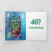 Alien Life bei 40, 5 Zoll x 7 Zoll geklappte Gebur Karte (Innenseite)