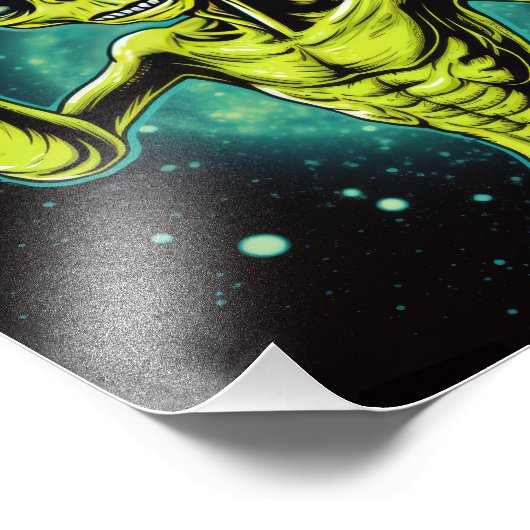 Alien Life Fotodruck (Ecke)