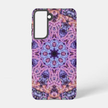 Alien Lila Psychedelic Kaleidoscopic Mandala