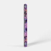 Alien Lila Psychedelic Kaleidoscopic Mandala Samsung Galaxy Hülle (Rechte Seite)