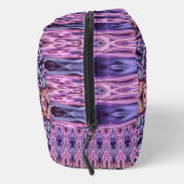 Alien Lila Psychedelic Kaleidoscopic Mandala Waschbeutel (Rechts)