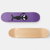 Alien LILA Skateboarddeck (Horizontal)
