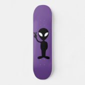 Alien LILA Skateboarddeck (Vorderseite)