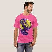 Alien Lila T-Shirt (Vorne ganz)