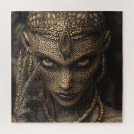 Alien Lizard Woman Puzzle