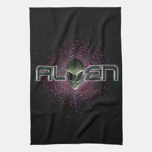 Alien Logo American MoJo Küchentücher (Vertikal)