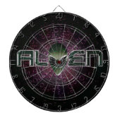 Alien Logo Dartboard Dartscheibe (vorne)