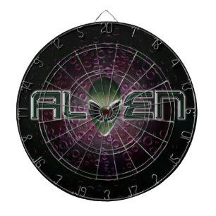 Alien Logo Dartboard Dartscheibe