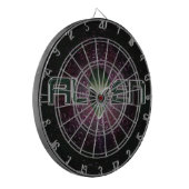 Alien Logo Dartboard Dartscheibe (Vorderseite Links)