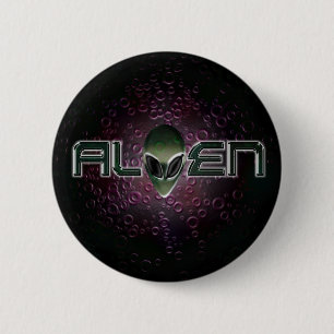 Alien-Logo-Knopf Button