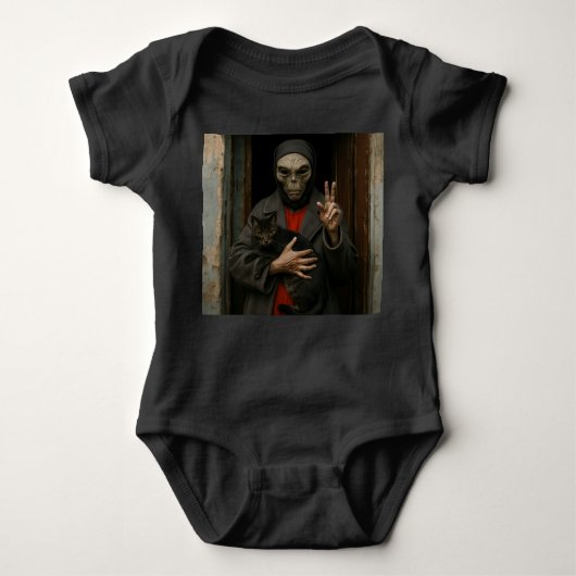 Alien Love Baby Strampler (Vorderseite)