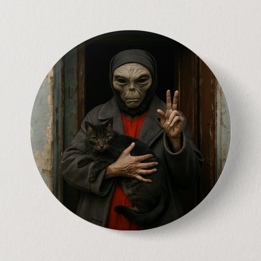 Alien Love Button (Vorderseite)