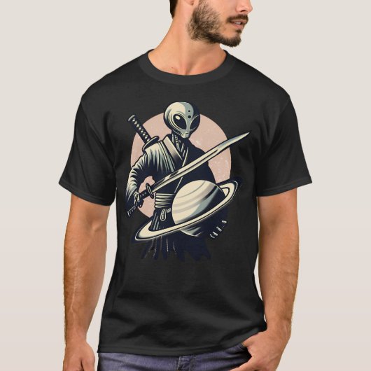 Alien Lovertrendy Ufo Shirt Retro Alien Friends Gr (Vorderseite)