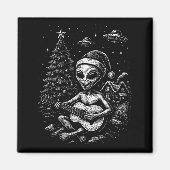 Alien Loves Christmas  Magnet (Vorne)