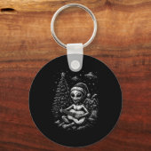 Alien Loves Christmas Schlüsselanhänger (Vorderseite)