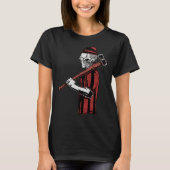 Alien Lumberjack Woodworking Carpenter T-Shirt (Vorderseite)