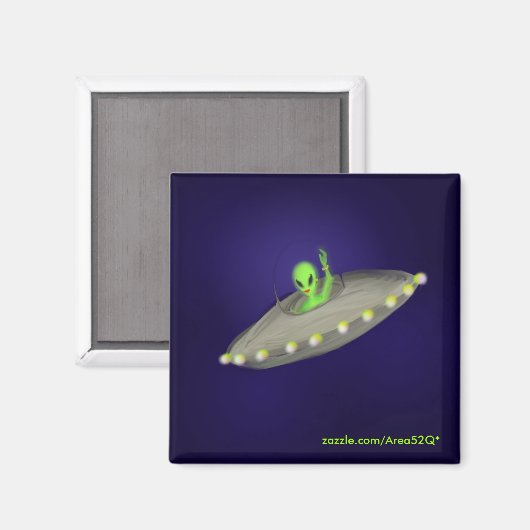 Alien Magnet (Vorderseite/Rückseite)