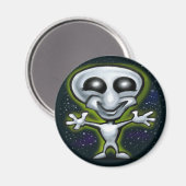 Alien Magnet (Vorderseite/Rückseite)