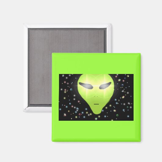 Alien Magnet (Vorderseite/Rückseite)