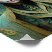 Alien Man SciFi Art Poster (Ecke)